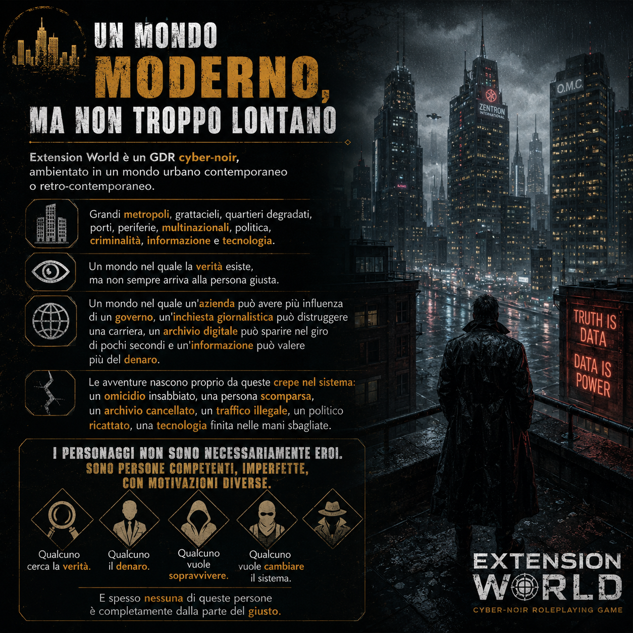 Extension World - un mondo moderno ma non troppo lontano